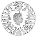Stříbrná tříkilogramová investiční mince Český lev s hologramem 2022 proof - obrázek 3