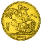 Zlatý Sovereign Královna Viktorie v mladí 1 Libra 7,32 g - 1871 až 1885 - obrázek 2