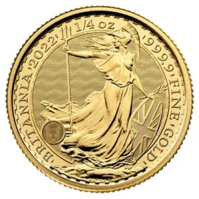 Zlatá investiční mince Britannia 7,78 g – obrázek 1