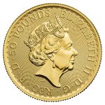Zlatá investiční mince Britannia 1/2 Oz 999.9 - obrázek 2