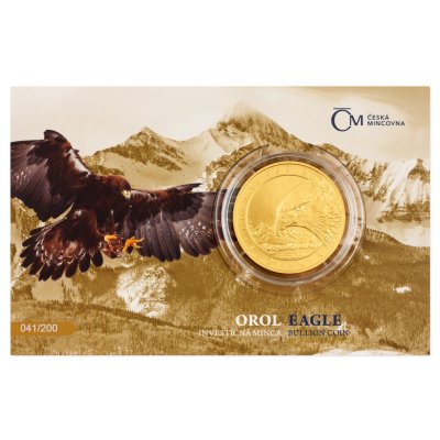Zlatá uncová investiční mince Orel 2022 stand číslovaný 31,1 g – obrázek 1