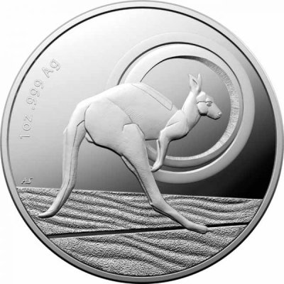 Stříbrná investiční mince Kangaroo - Outback Majesty proof 31,1 g - obrázek 1