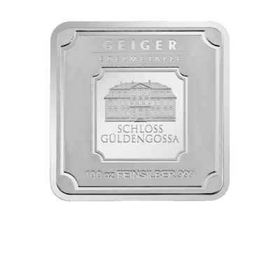 Stříbrný investiční slitek GEIGER Originál 3110 g - obrázek 1