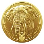 Zlatá investiční mince Big Five Elefant 31,1 g - obrázek 3