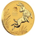 Zlatá investiční mince Australský Lunární rok 2023 Králík 31,1 g - obrázek 2