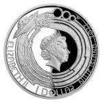 Stříbrná mince Mléčná dráha - První umělá družice proof 31,1 g – obrázek 2