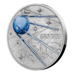 Stříbrná mince Mléčná dráha - První umělá družice proof 31,1 g (1 Oz)