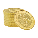 Zlatá investiční mince The Royal Tudor Beast "Yale of Beaufort" 2023 31,g – obrázek 3
