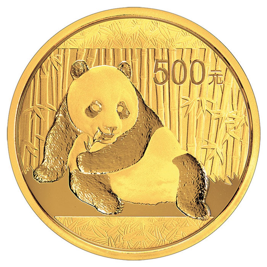 Zlatá investiční mince Panda 31,1 g - obrázek 1
