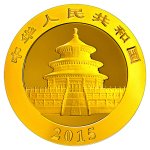 Zlatá investiční mince Panda 31,1 g - obrázek 2