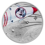Stříbrná mince Mléčná dráha - První tvor na oběžné dráze proof 31,1 g – obrázek 1