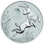 Platinová investiční mince Australská Lunární Série III. 2023 Králík 31,1 g - obrázek 1