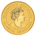 Zlatá investiční mince Australská Lunární Série III. 2023 Králík 62,21 g - obrázek 2
