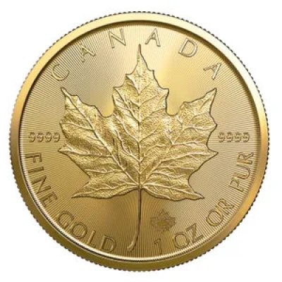 Zlatá investiční mince Maple Leaf 31,1 gramu – obrázek 1