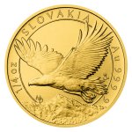 Zlatá 1/4oz investiční mince Orel 2023 stand – obrázek 1