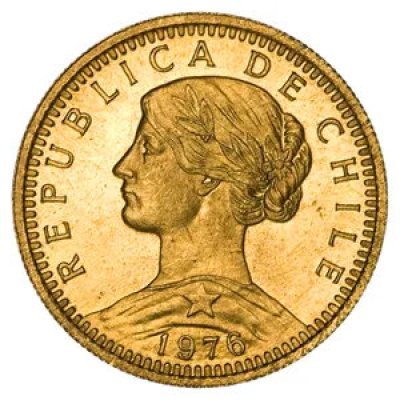 Zlatá mince Chile Liberty 20 Pesos 3,66 g - obrázek 1
