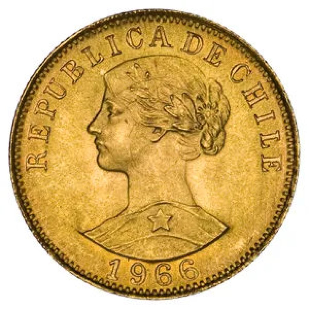 Zlatá mince Chile Liberty 50 Pesos 9,15 g - obrázek 1