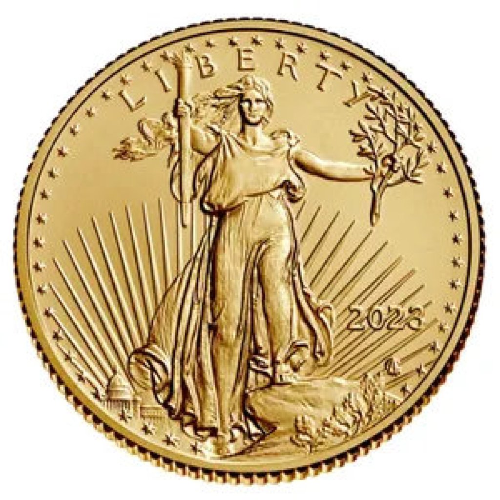 Zlatá investiční mince American Eagle (Americký orel) 7,78 g - obrázek 1