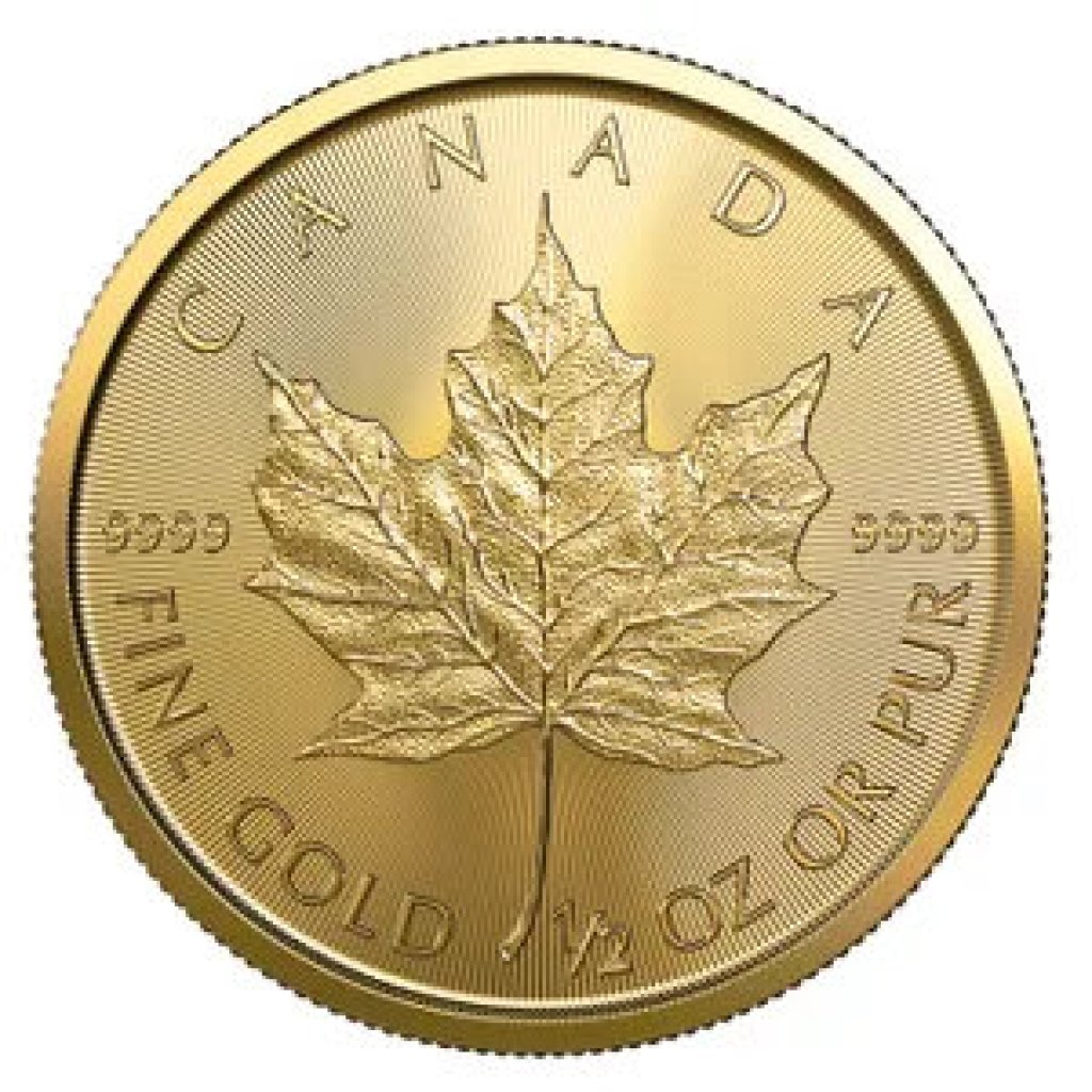 Zlatá investiční mince Maple Leaf 15,55 g – obrázek 1