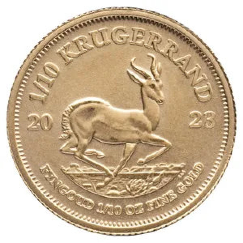 Zlatá investiční mince Krugerrand 3,11 g – obrázek 1