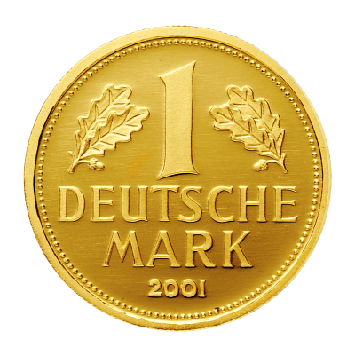 Zlatá mince 1 Deutsche Mark Goldmark 2001 12 g - obrázek 1