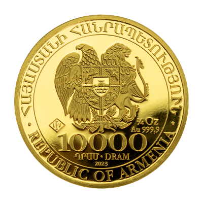 Zlatá investiční mince Archa Noemova 2023 7,78 g – obrázek 1