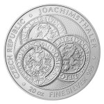 Stříbrná dvacetiuncová investiční mince Tolar - Česká republika 2023 stand 622.0 g - obrázek 2