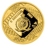 Zlatá mince Obrněná technika - Mk IV Churchill proof – obrázek 3