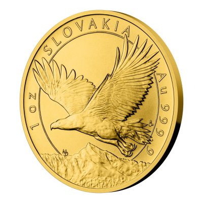 Zlatá uncová investiční mince Orel 2023 stand – obrázek 1