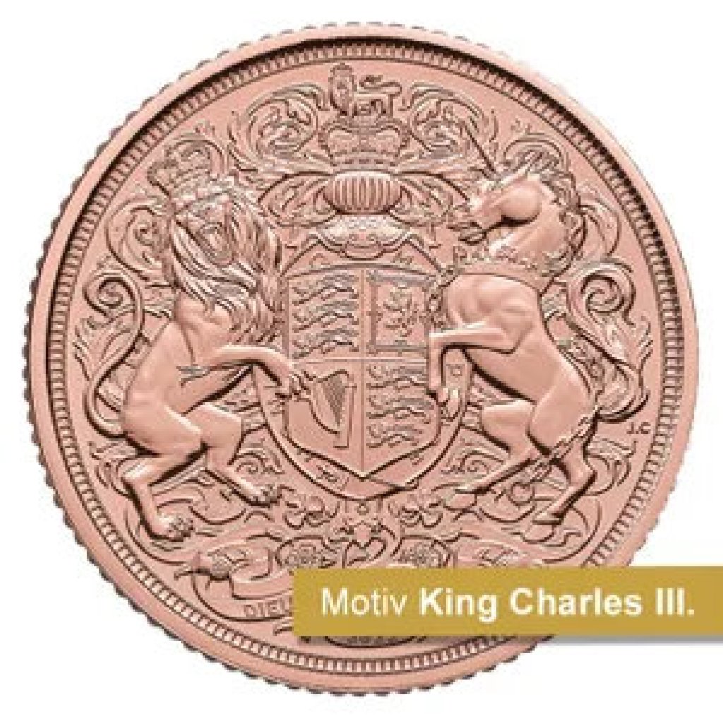 Zlatá mince Sovereign Memorial 2022 7,32 g - obrázek 1