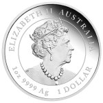 Stříbrná investiční mince Australská Lunární Série III. 2023 Králík 62,2 g (2 Oz)