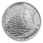 Stříbrná mince Objevení Ameriky - Amerigo Vespucci proof 31,1 g – obrázek 2
