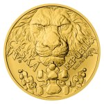 Sada dvou zlatých uncových investičních mincí Český lev a Orel 2022 stand – obrázek 2