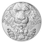 Stříbrná kilogramová investiční mince Český lev 2023 stand – obrázek 1
