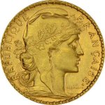 Zlatá mince Marianne / Kohout 20 Franků 5,81 g - obrázek 4