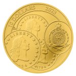 Zlatá 1/4oz investiční mince Tolar - Česká republika 2023 stand – obrázek 3