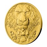 Zlatá uncová investiční mince Český lev 2023 stand číslovaný – obrázek 3