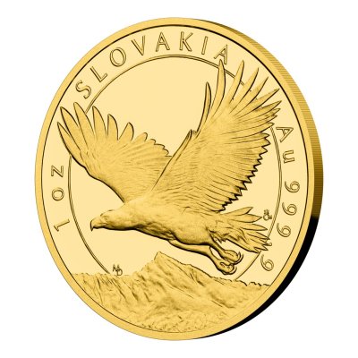 Zlatá uncová investiční mince Orel 2023 proof – obrázek 1