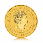 Zlatá investiční mince Australská Lunární Série III. 2022 Tygr 31,1 g - obrázek 4