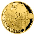 Sada dvou zlatých mincí Svatovítský poklad  - Relikvie sv. Václava – obrázek 3