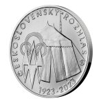 Stříbrná mince 200 Kč 2023 Zahájení pravidelného vysílání Československého rozhlasu stand 13 g