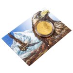Zlatá uncová investiční mince Orel 2023 stand číslovaný – obrázek 6
