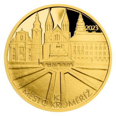 Zlatá mince 5000 Kč Kroměříž 2023 PROOF 15,55 g - obrázek 1