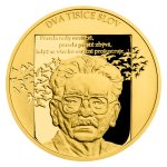 Zlatá mince Pražské jaro - Dva tisíce slov proof – obrázek 1
