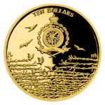 Zlatá mince Pražské jaro - Dva tisíce slov proof – obrázek 3