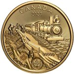 Zlatá investiční mince Klondike Zlatá horečka - Passsage for Gold 2023 – obrázek 3