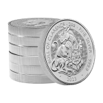 Stříbrná investiční mince The Royal Tudor Beast "Bull of Clarence" 2023 – obrázek 3