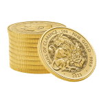 Zlatá investiční mince The Royal Tudor Beast "Bull of Clarence" 2023 – obrázek 3
