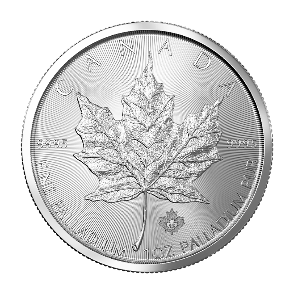 Paládiová investiční mince Maple Leaf – obrázek 1