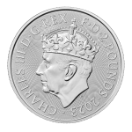 Stříbrná investiční mince Britannia Coronation of His Majesty KCIII 2023 31,1 g - obrázek 2